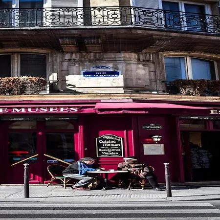 Aesthetic And Large T2 In The Edge Of Le Marais Apartmán *